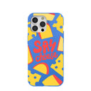 Coque bleu électrique Say Cheese pour iPhone 15 Pro Max