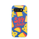 Coque bleu électrique « Say Cheese » pour Google Pixel 10a