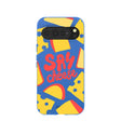 Coque Google Pixel 10 Pro XL bleu électrique Say Cheese