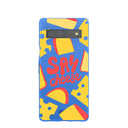 Electric Blue Say Cheese Google Pixel 7a Case