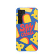Electric Blue Say Cheese Samsung Galaxy S25 Case