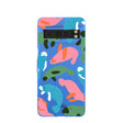 Coque Google Pixel 8 Pro motif vaches marines bleu électrique