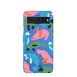 Coque Google Pixel 8 motif vaches marines bleu électrique