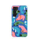 Electric Blue Sea Cows Samsung Galaxy S25+(Plus) Case