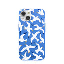 Electric Blue Seagulls iPhone 14 Case