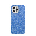 Coque pour iPhone 16 Pro Max Motif requin bleu électrique
