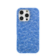 Electric Blue Shark Frenzy iPhone 16 Pro Case