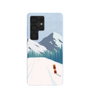 Coque bleu poudre Shredding Peaks pour Samsung Galaxy S25 Ultra
