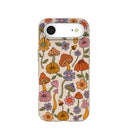 Coque iPhone Air à motif coquillages, champignons et fleurs