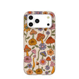 Coque iPhone 17 Pro Max motif coquillages, champignons et fleurs