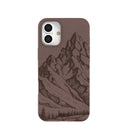 Coque Silent Summit marron chocolat pour iPhone 16 Plus