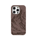 Coque Silent Summit marron chocolat pour iPhone 16 Pro