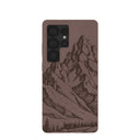Coque Silent Summit marron chocolat pour Samsung Galaxy S25 Ultra