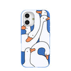 Electric Blue Silly Goose iPhone 16 Case