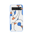 Coque Google Pixel 8 bleu électrique Silly Goose