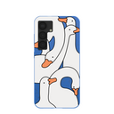Coque Samsung Galaxy S25 bleu électrique Silly Goose