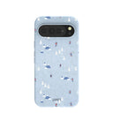Coque Google Pixel 10 Pro XL « Pass de ski bleu poudre »