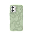 Coque Sage Green Snaky pour iPhone 16