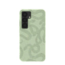 Sage Green Snaky Samsung Galaxy S25 Case