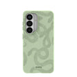Sage Green Snaky Samsung Galaxy S26 Case