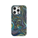 Black Space Waves iPhone 16 Pro Case