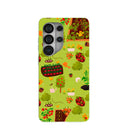 Coque Samsung Galaxy S26 Ultra vert sauge, motif jardin printanier