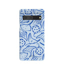 Coque Google Pixel 7 bleu poudre Stingray Fever