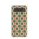 Coque Google Pixel 6 Motif Fraises au sol et champ de fraises