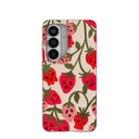 Coque Samsung Galaxy S26 à motif coquillage et fraises