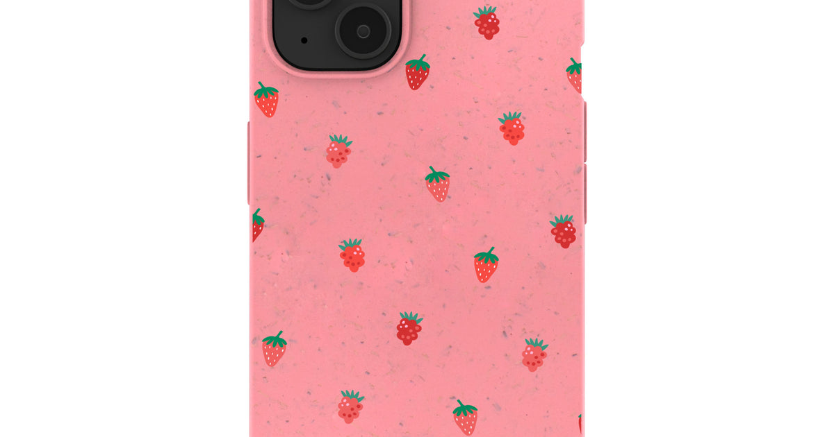 Bubblegum Pink Summer Berries iPhone 13 Case – Pela Case