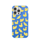 Coque iPhone 14 Pro Max bleu électrique Sunny Ducklings