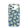 Coque iPhone 17 Pro Max bleu électrique Sunny Ducklings