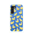 Coque Samsung Galaxy S22 Bleu Électrique Sunny Ducklings