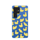 Coque bleu électrique Sunny Ducklings pour Samsung Galaxy S25 Ultra