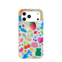 Coque iPhone 17 Pro Max Super Gummies bleu poudré