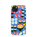 Electric Blue Sushi Night iPhone 13 Case