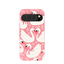 Bubblegum Pink Swan Garden Google Pixel 10/10 Pro Case