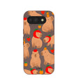 Chocolate Brown Sweet Capybaras Google Pixel 10a Case
