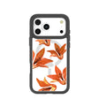 Coque transparente Tiger Lily pour iPhone 17 Pro Max avec Noir Ridge (MagSafe inclus)