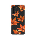 Black Tiger Lily Samsung Galaxy S21 Case