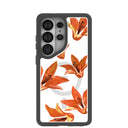 Clear Tiger Lily Samsung Galaxy S26 Ultra Case With Noir Ridge (Magnetic Charging included)