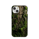 Coque iPhone 14 en écorce d'arbre noire