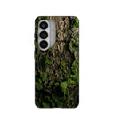 Coque Samsung Galaxy S26 motif écorce d'arbre noir