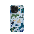 Coque iPhone 13 Pro Forêt tropicale bleu poudre