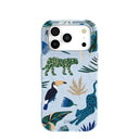 Powder Blue Tropical Rainforest iPhone 17 Pro Case