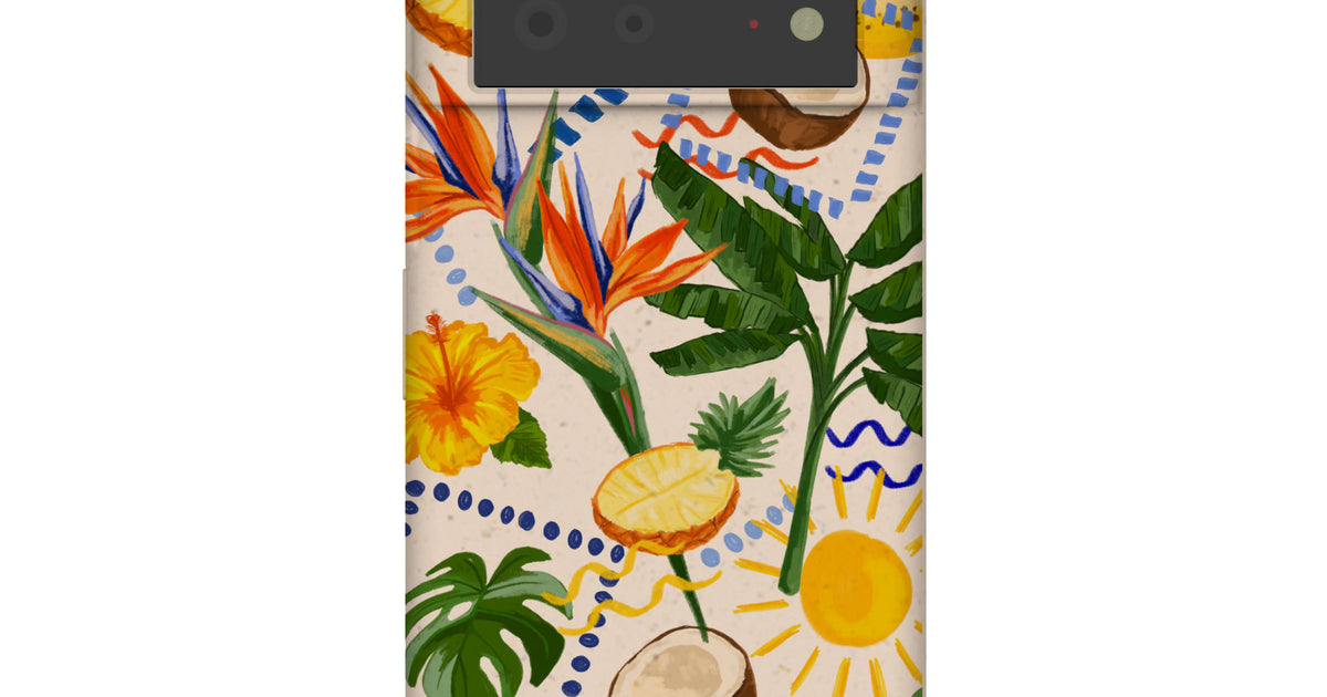 Seashell Tropics Google Pixel 6 Case – Pela Case