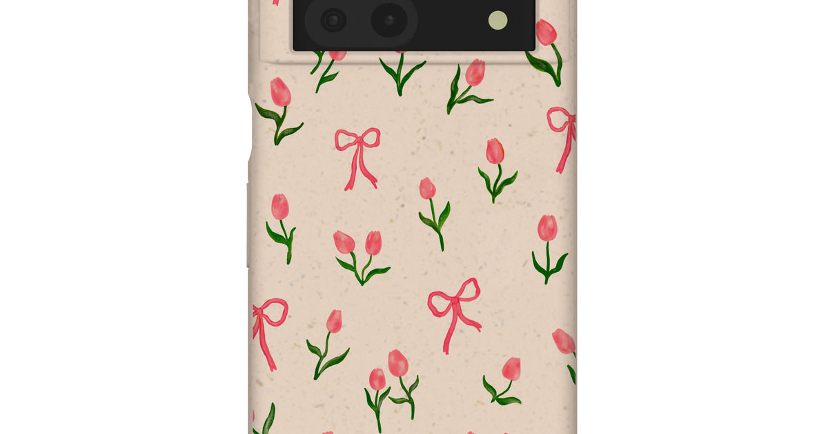 Seashell Tulip Bliss Google Pixel 8a Case – Pela Case