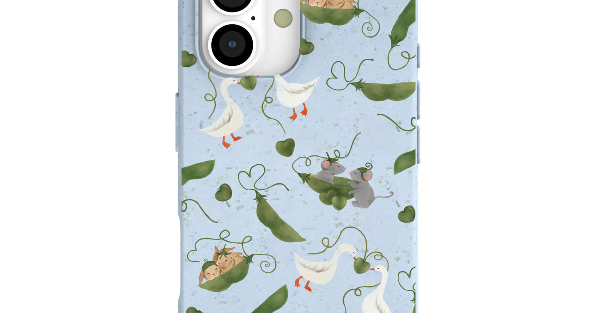 Powder Blue Two Peas in a Pod iPhone 17 Case – Pela Case
