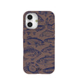 Chocolate Brown Vintage Catch iPhone 16 Case