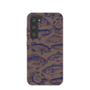 Coque Samsung Galaxy S23 marron chocolat motif Vintage Catch